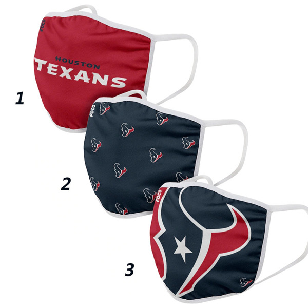 Texans Sports Face Mask 19007 Filter Pm2.5 (Pls check description for details)